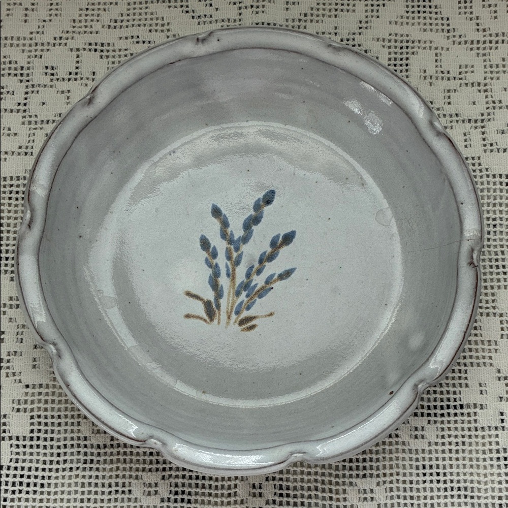 J. Jorgensen/ “Jugstown Ware” Pottery Pie Plate
